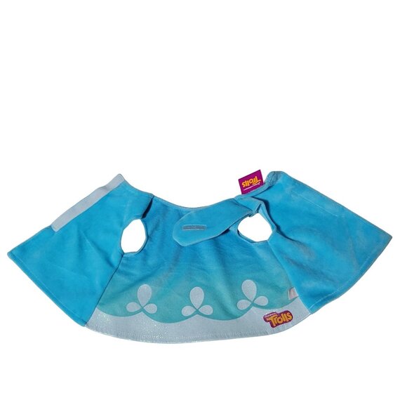 Build a Bear Trolls Poppy 21 inch Plush Blue Dress Dreamworks Stuffed Animal Toy - Picture 9 of 12